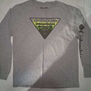 Columbia Gray Kids Long Sleeve Shirt
